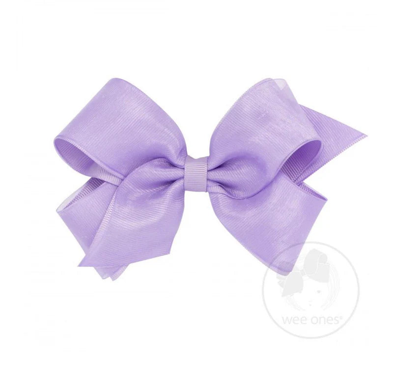 Organza Overlay King Bow