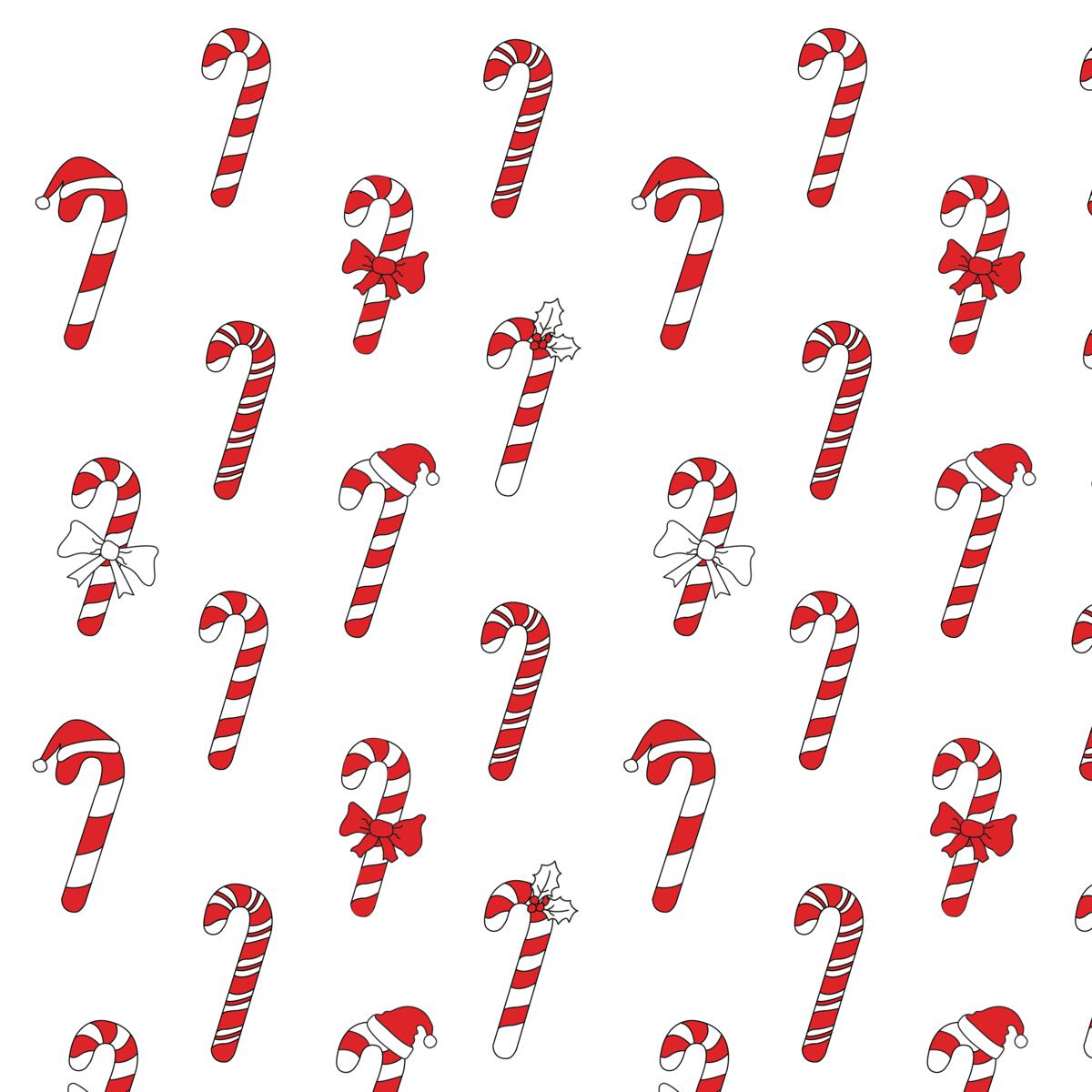 Zipper Footie Candy Cane