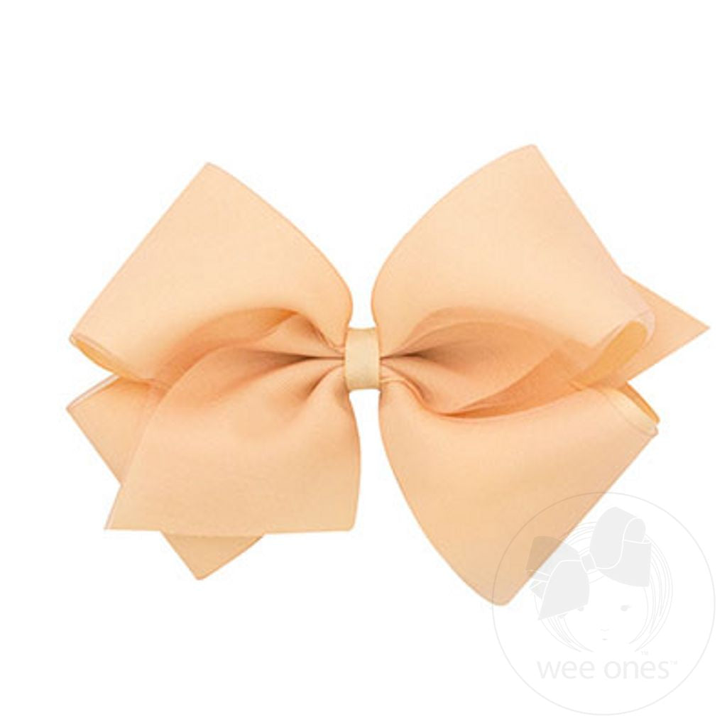 Organza Overlay King Bow
