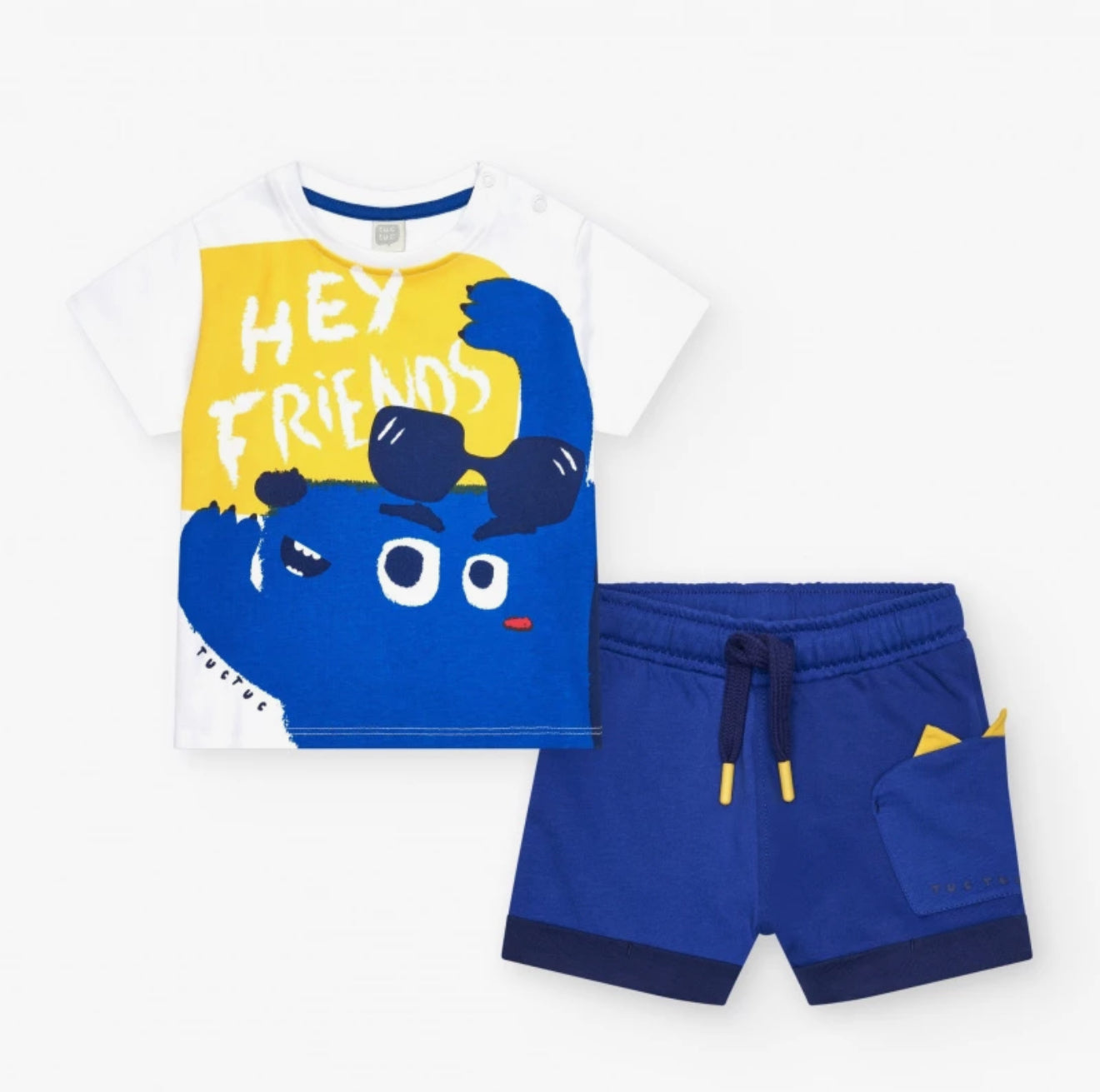 Hey Buddies Shorts Set