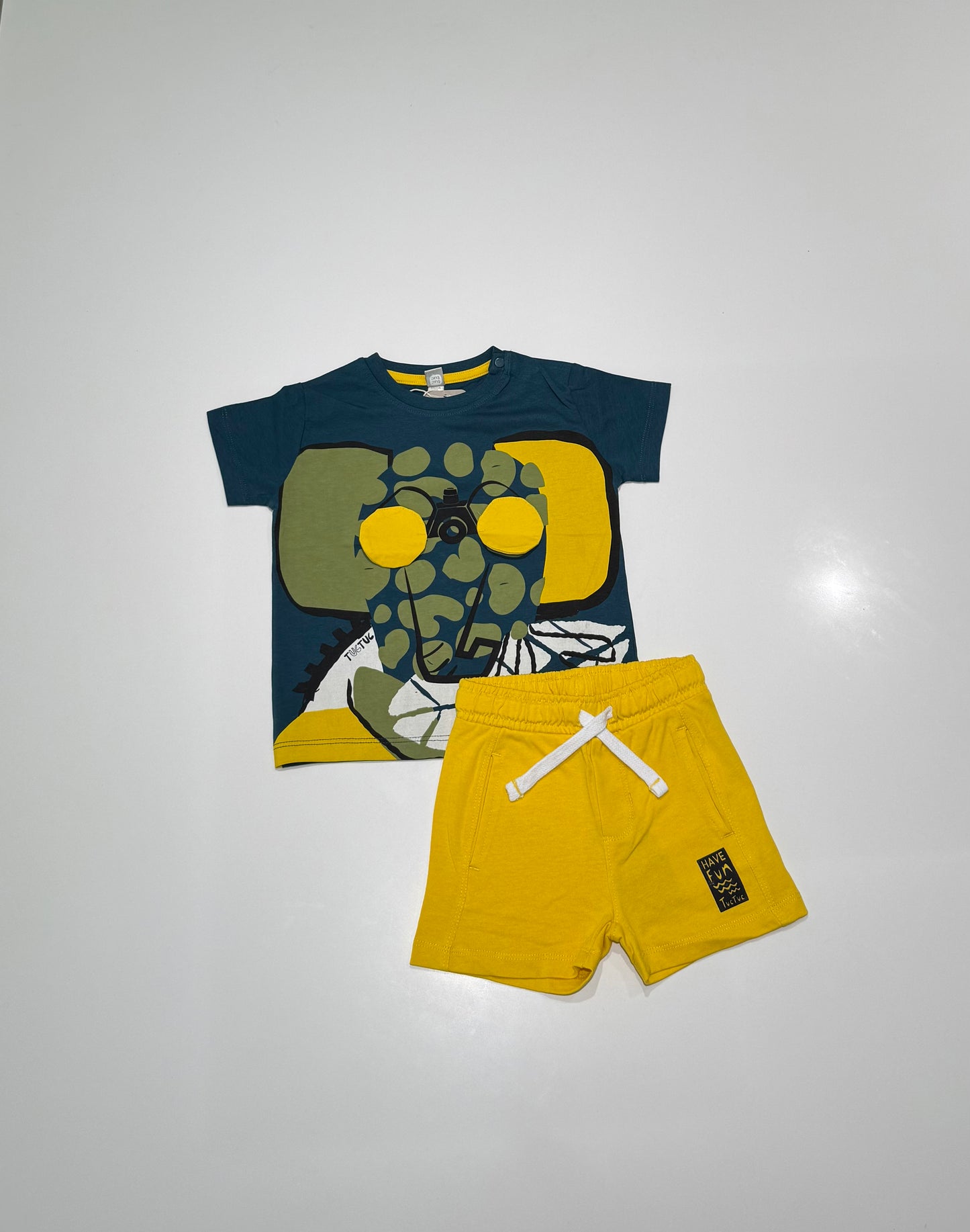 Say Cheese Camera Shorts Set