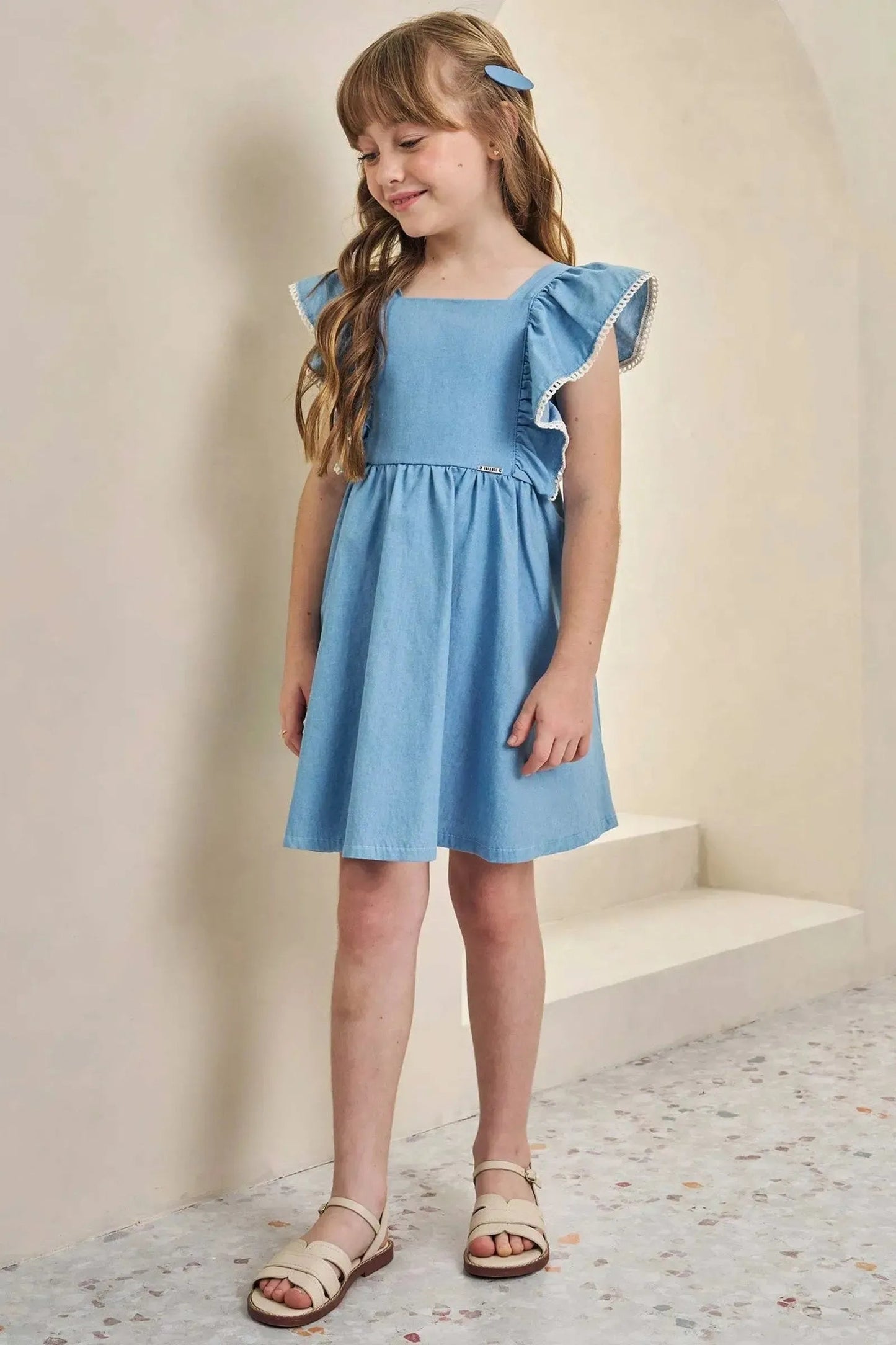 Fabiola Chambray Dress