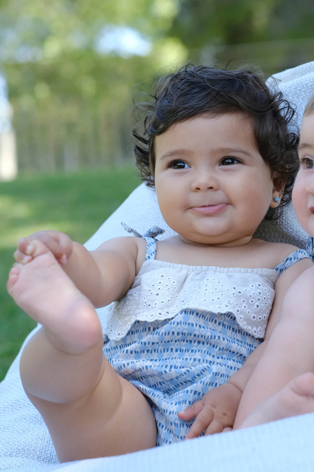 Lia Mediterrenean Print Romper