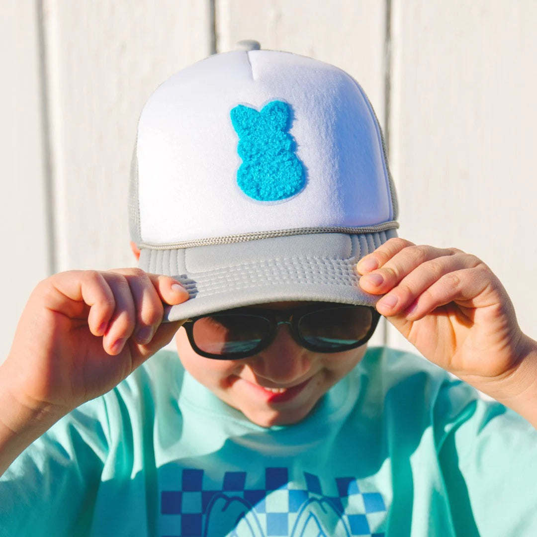 Boy Bunny Patch Easter Trucker Hat