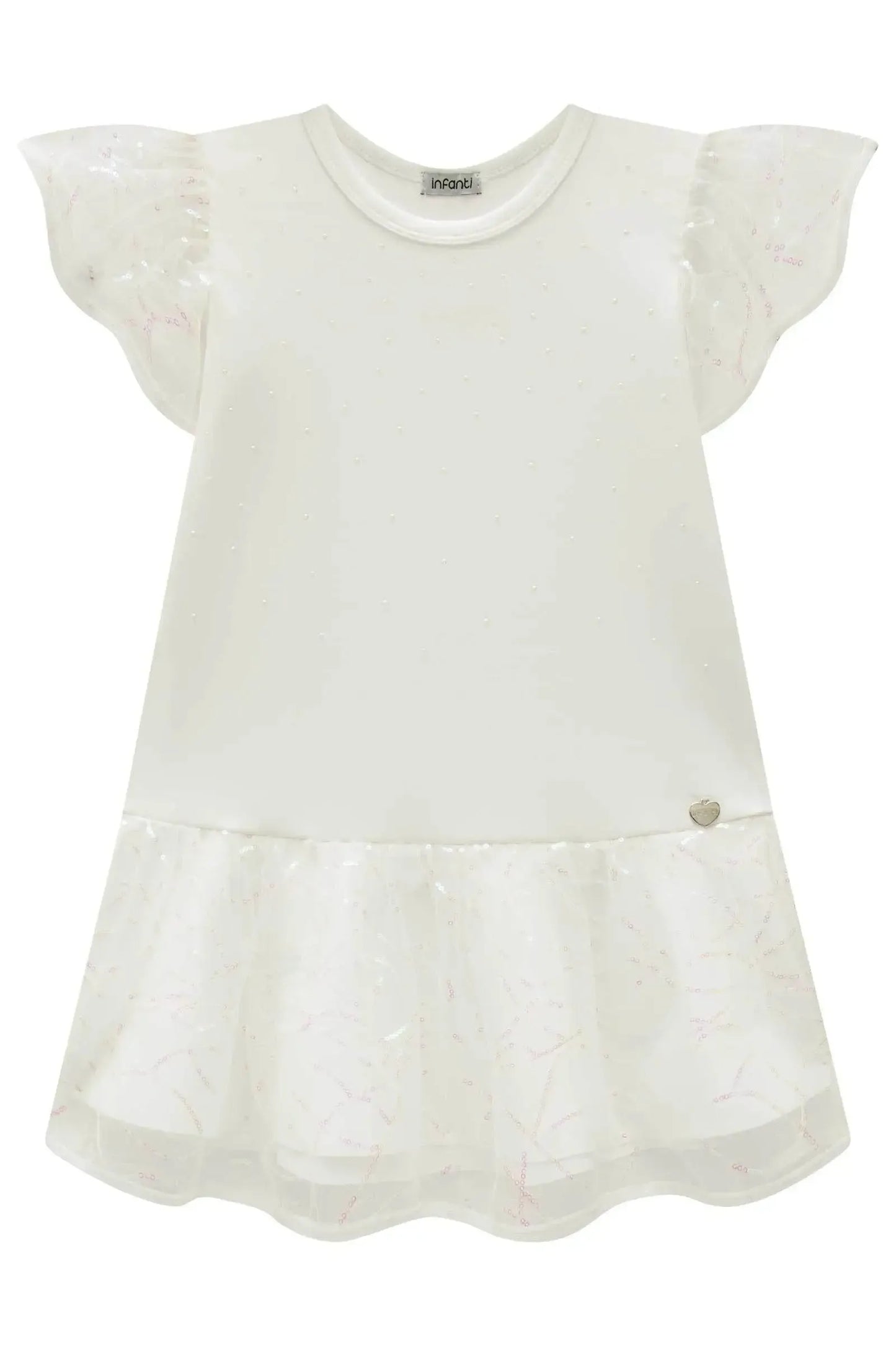 MENINA WHITE TULLE DRESS