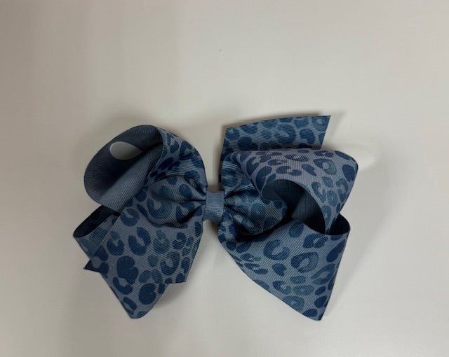 Animal Print King Bow