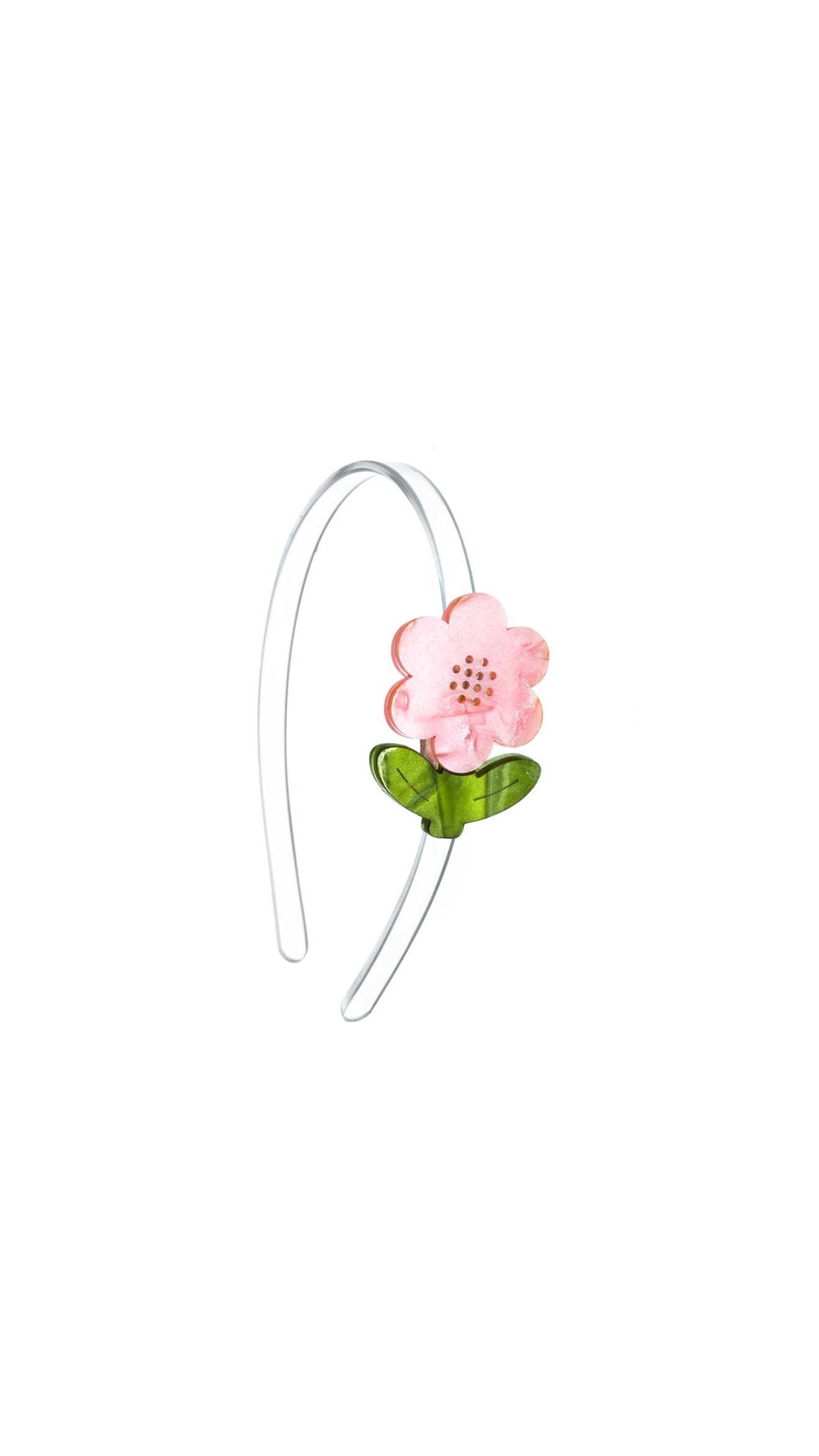 Flower Pink Pearlized Headband