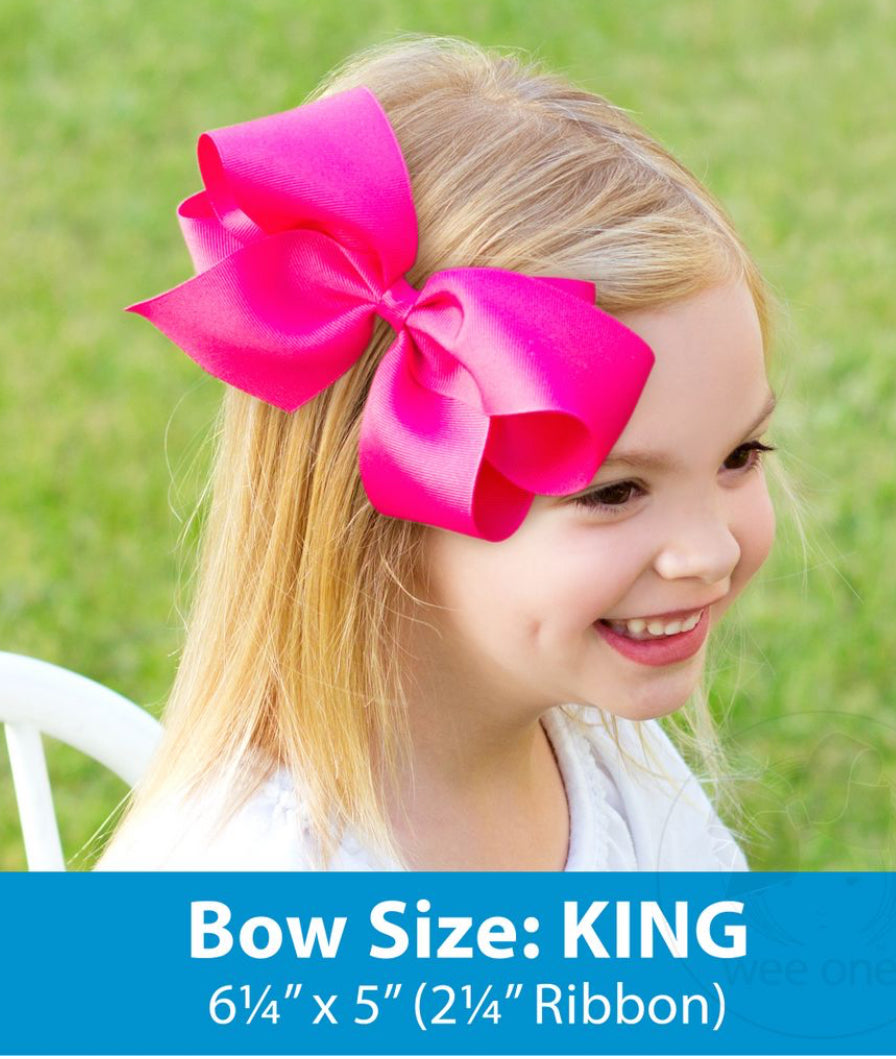 King ABC's School Hair Bow