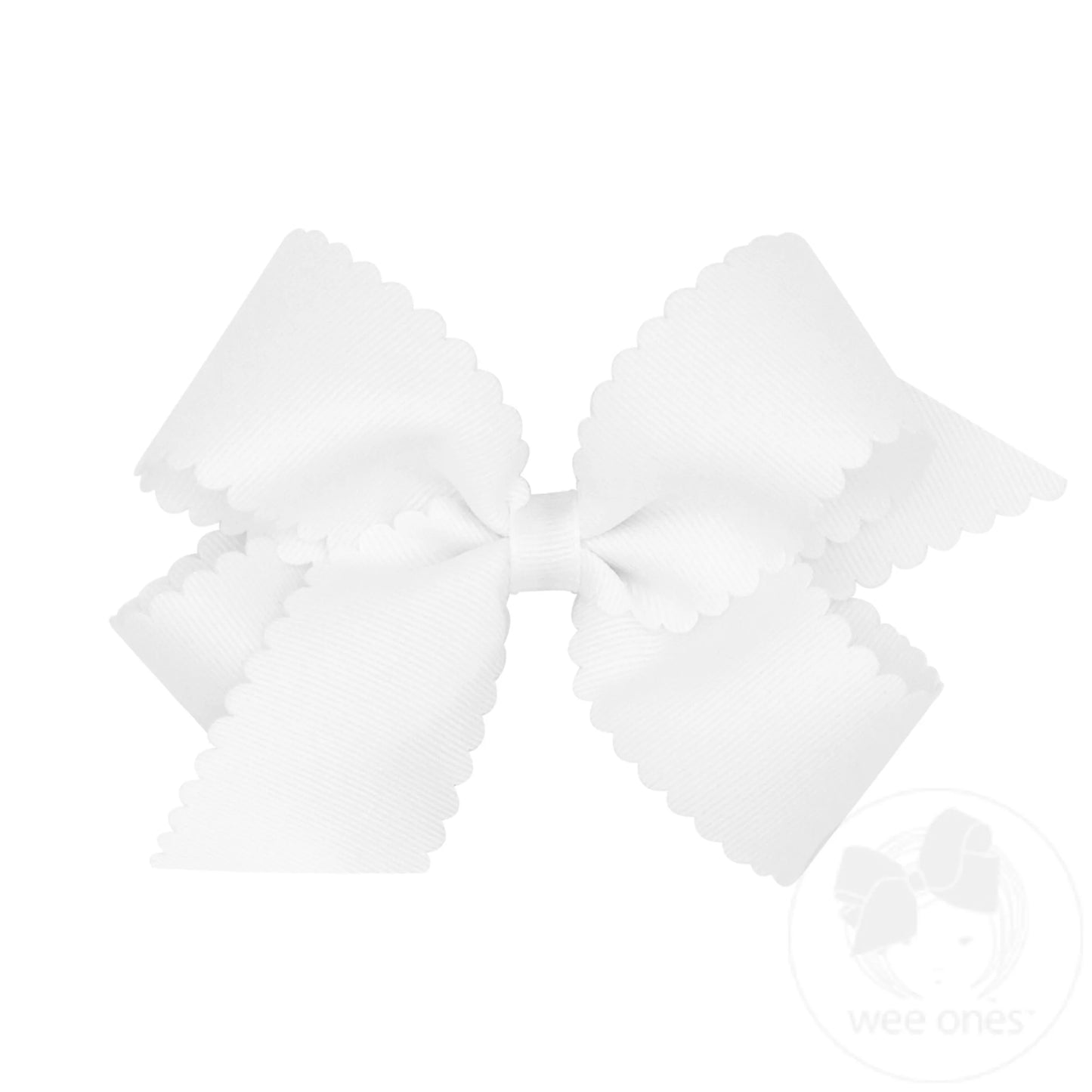 Scalloped Medium Bow