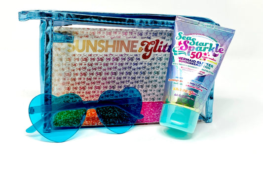 Sea Star Sparkle Mermaid Watermelon Lemonade SPF 50 Travel-Ready Gift Set