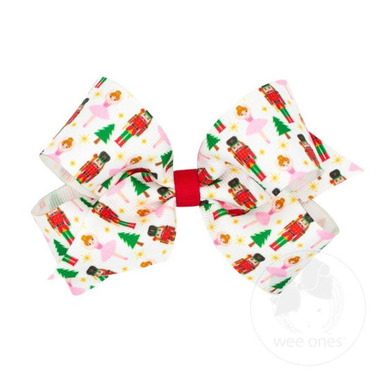 Nutcracker Medium Grosgrain Bow