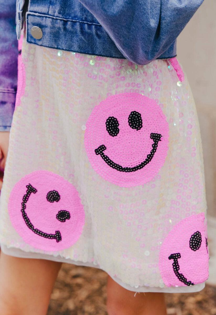 Happy Face Sequin Dress