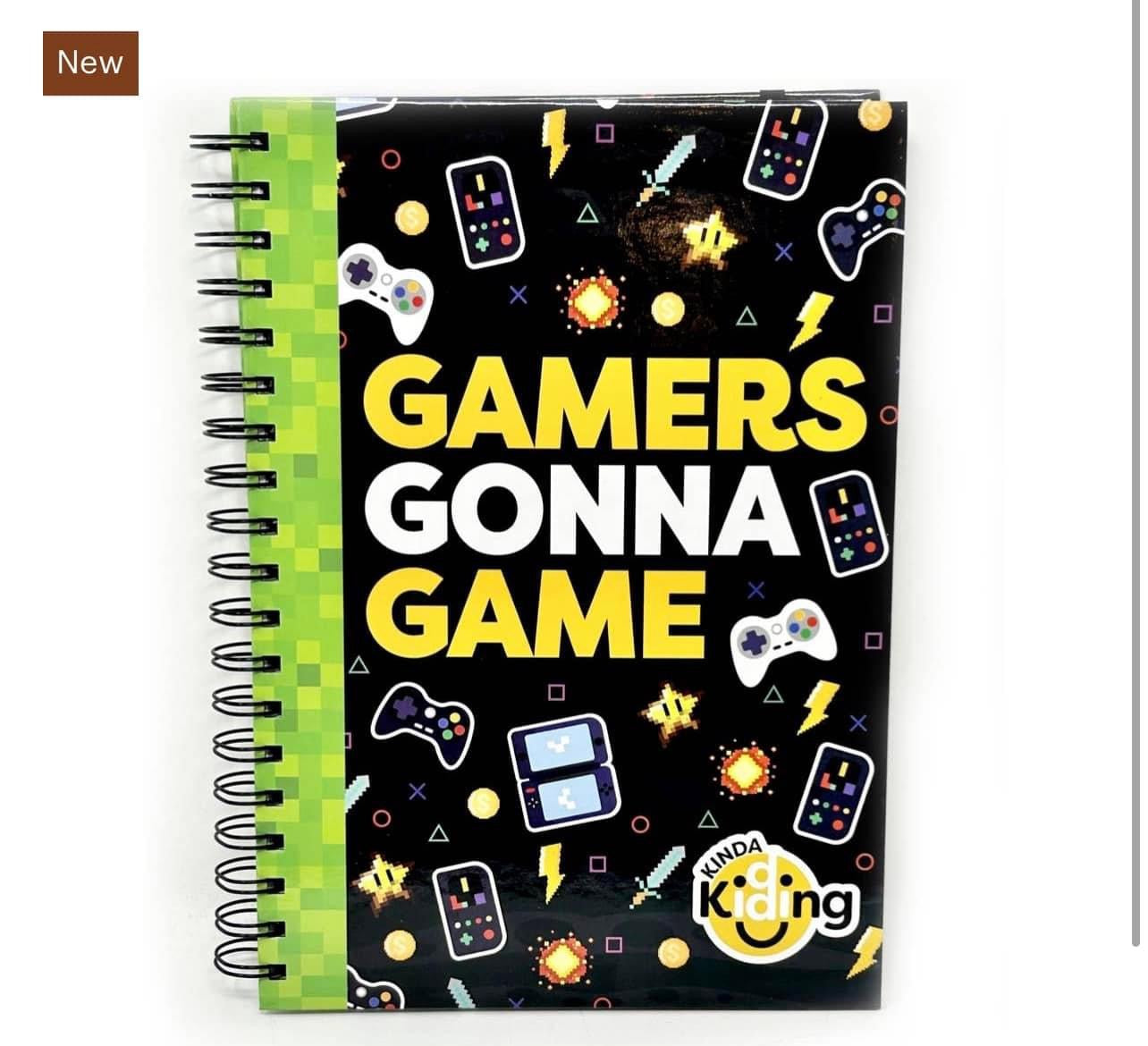 Gamers Gonna Game Spiral-Bound Notebook