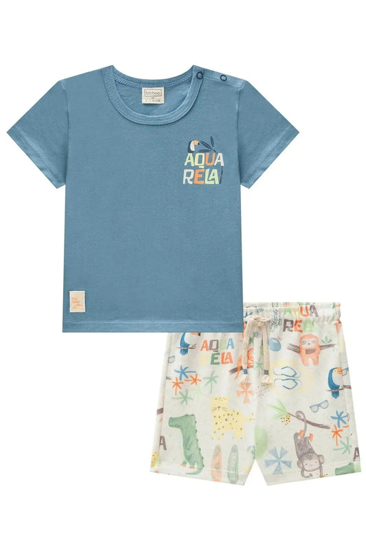 Acuarela Shorts Set