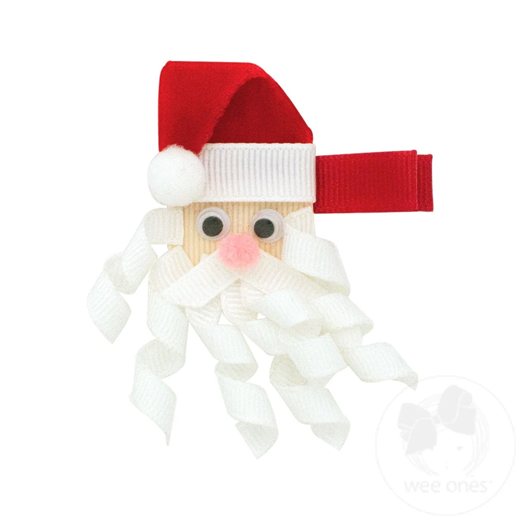 Santa Ribbon Hair Clip