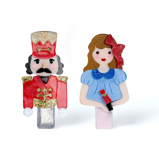 NUTCRACKER & CLARA HAIR CLIPS