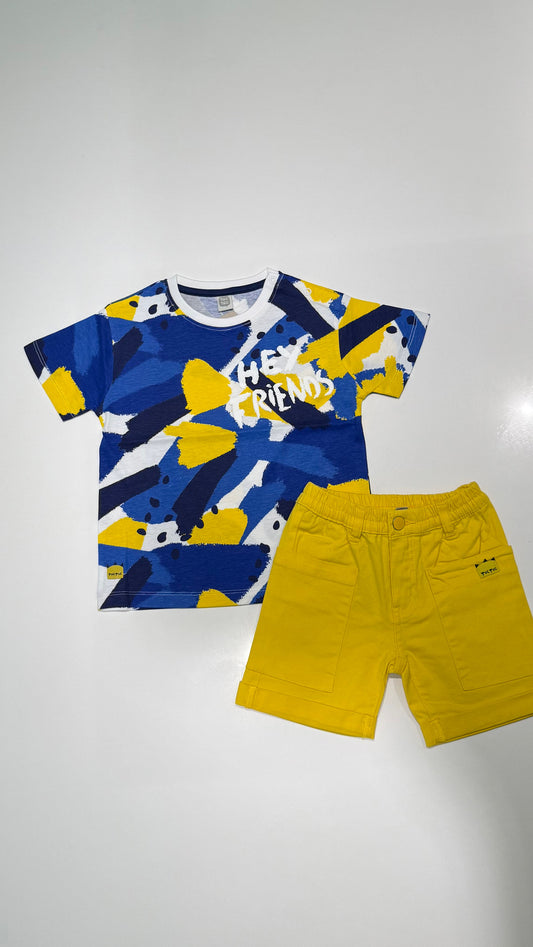 Hey Buddies Shorts Set