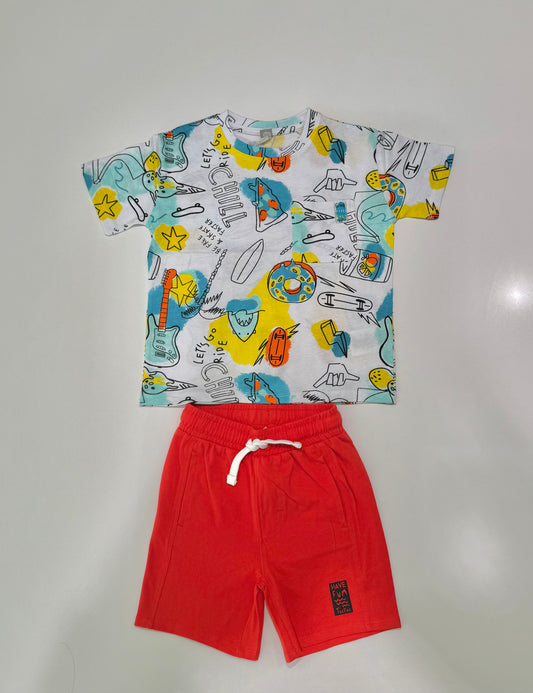 First Have Fun Shorts Set