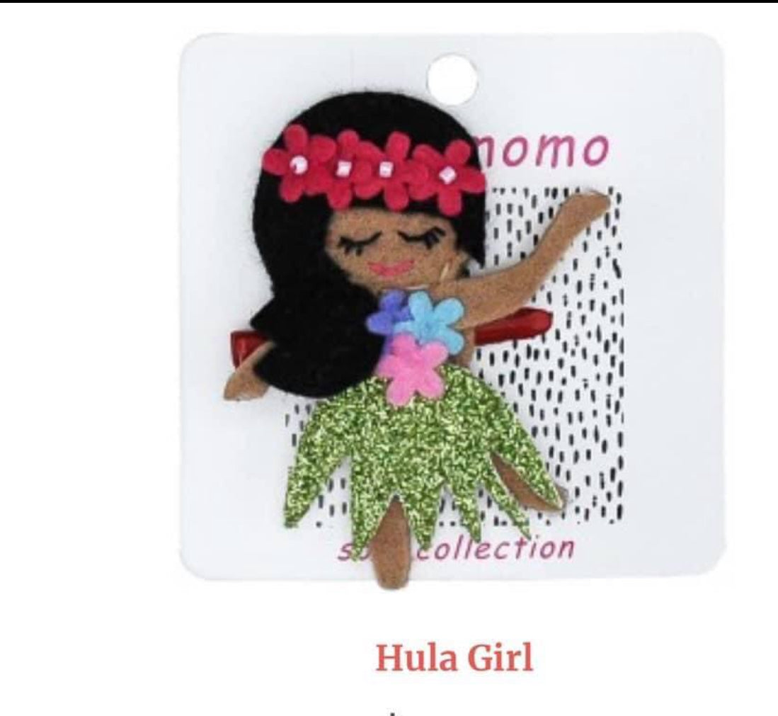 Hawaiian Girl Hair Clip