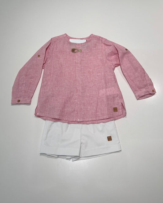 Charles Red Shorts Set