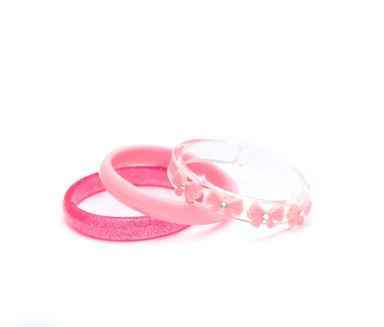 Pink Bows Bangles