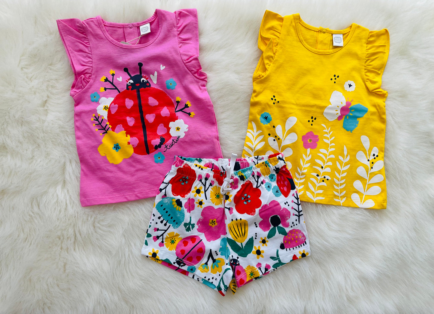 Tiny Critters 3pc Shorts Set