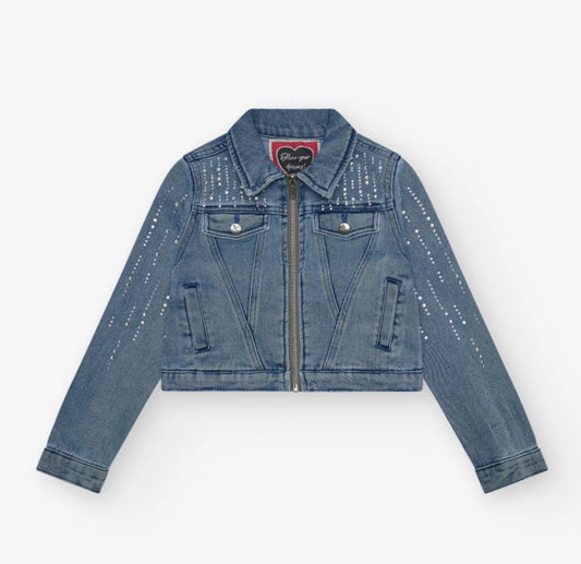 Denim Jacket Strawberry Sorbet