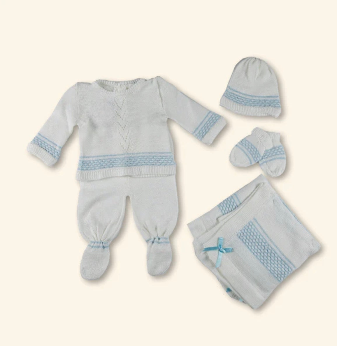 RODRIGO KNITTED SET WITH BLANKET