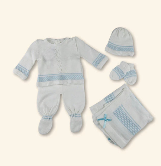 RODRIGO KNITTED SET WITH BLANKET