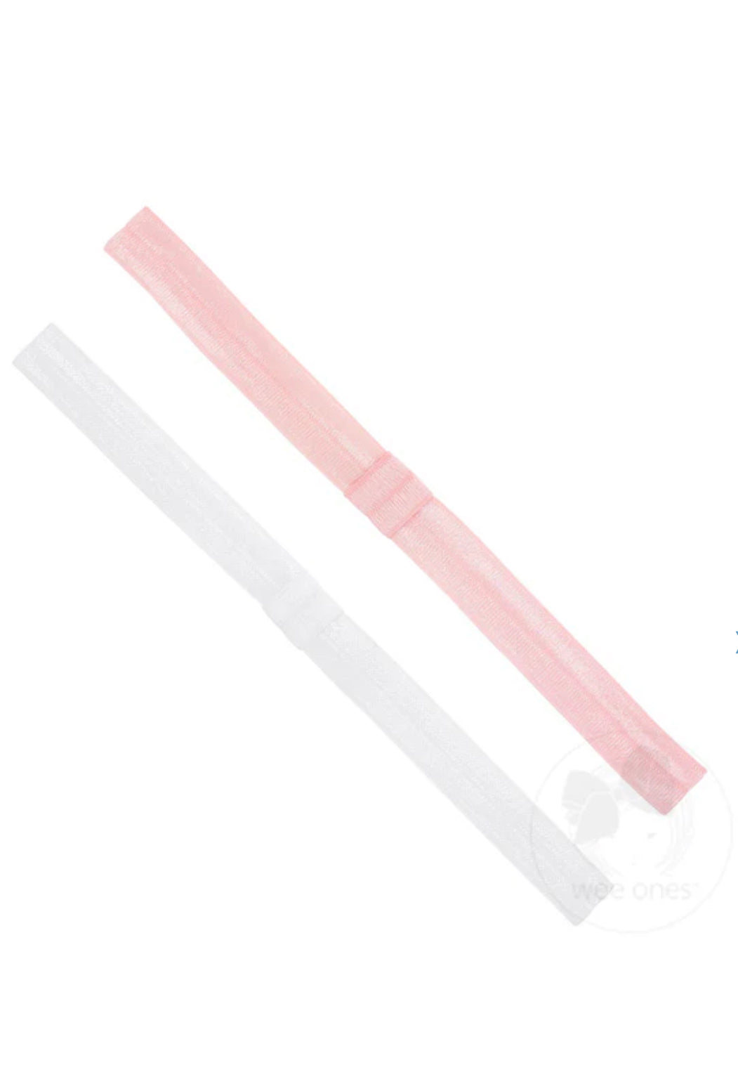 Add-A-Bow Elastic Girls Baby Bands - Two Pack