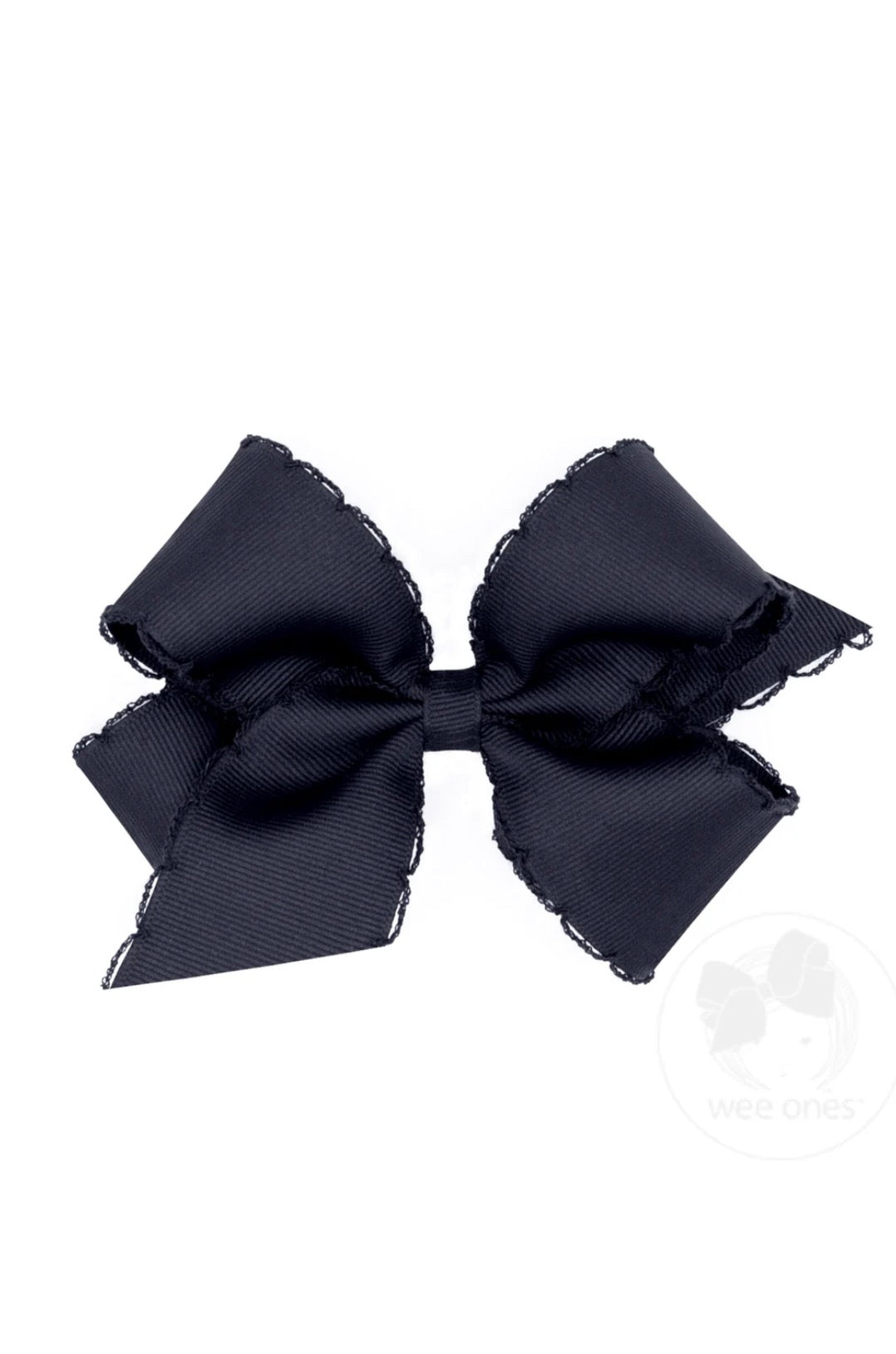 Moonstitch Medium Navy Bow