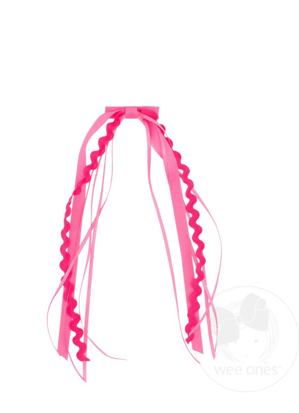 Grosgrain and Ric-Rac Ribbon Streamer for Hair Pony