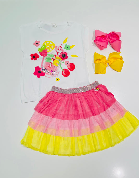 Creamy Ice Tutu Skirt Set