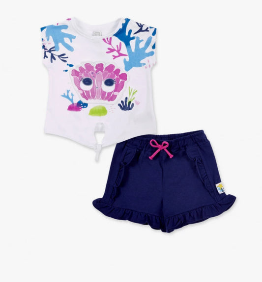 Ocean Wonders Shorts Set