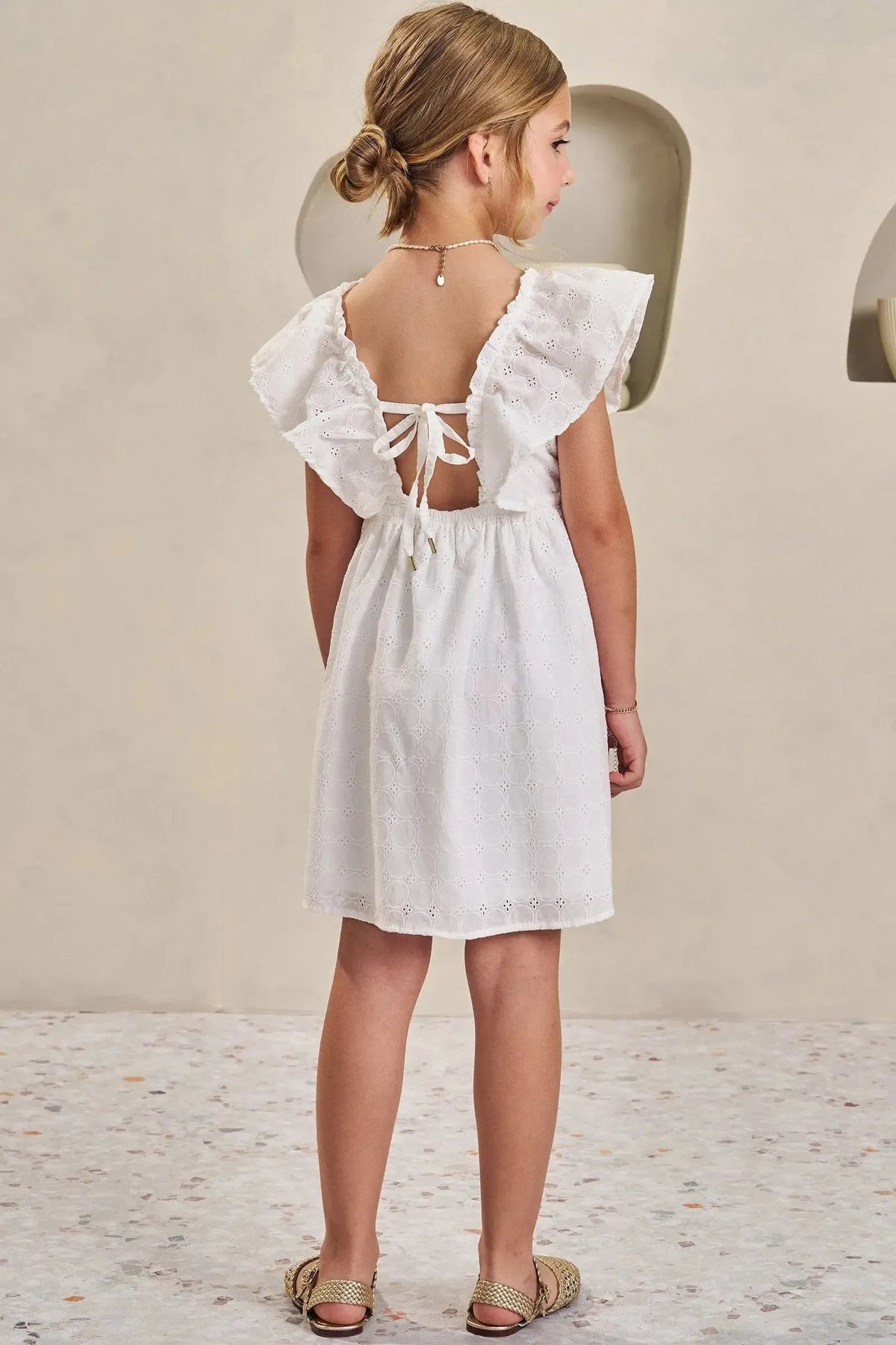 Roma Eyelet Dress