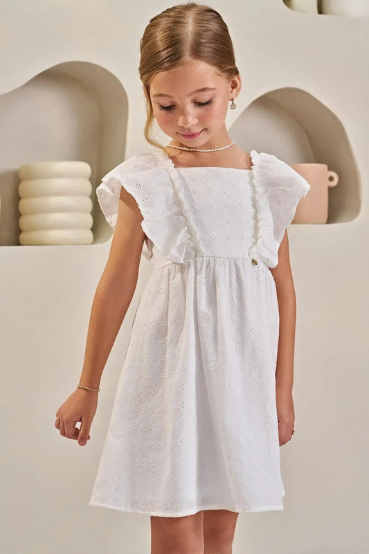 Roma Eyelet Dress