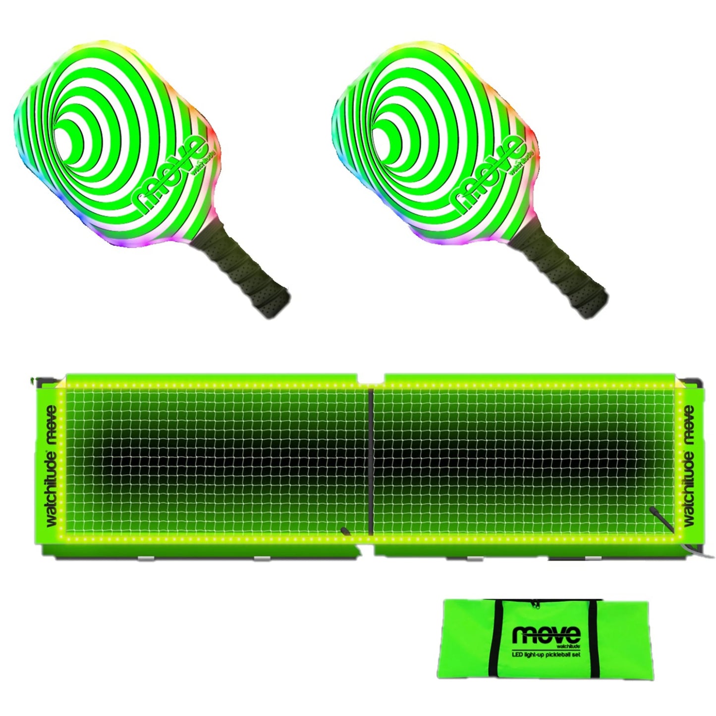 LED Light-Up Pickleball 10' Net Set