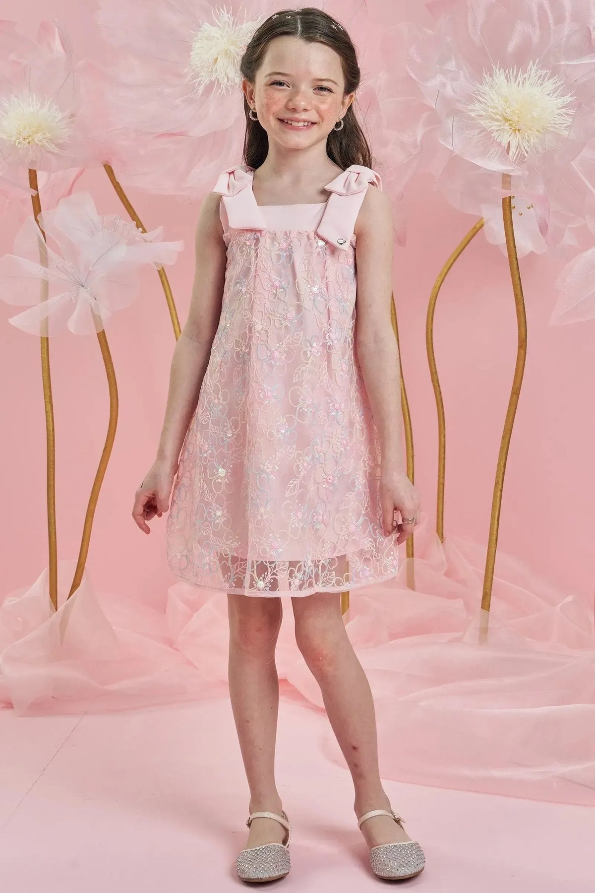 Flower Tulle Dress