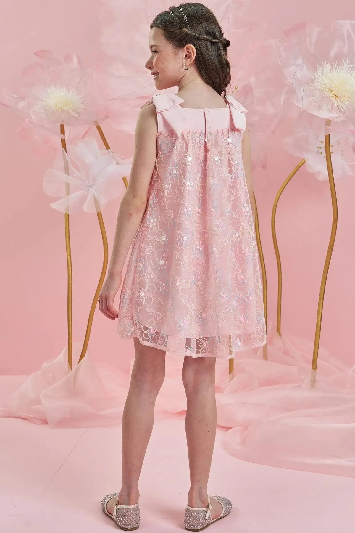 Flower Tulle Dress