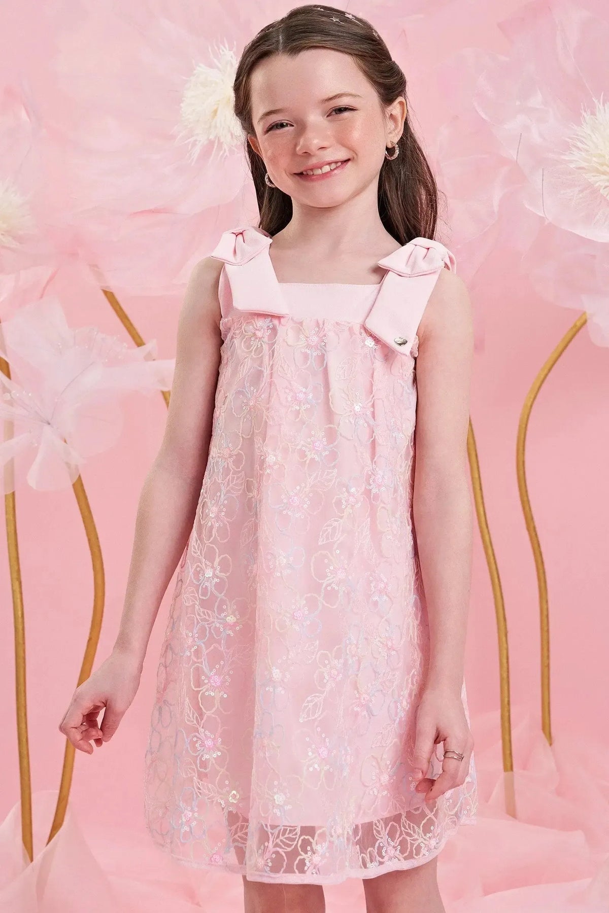 Flower Tulle Dress