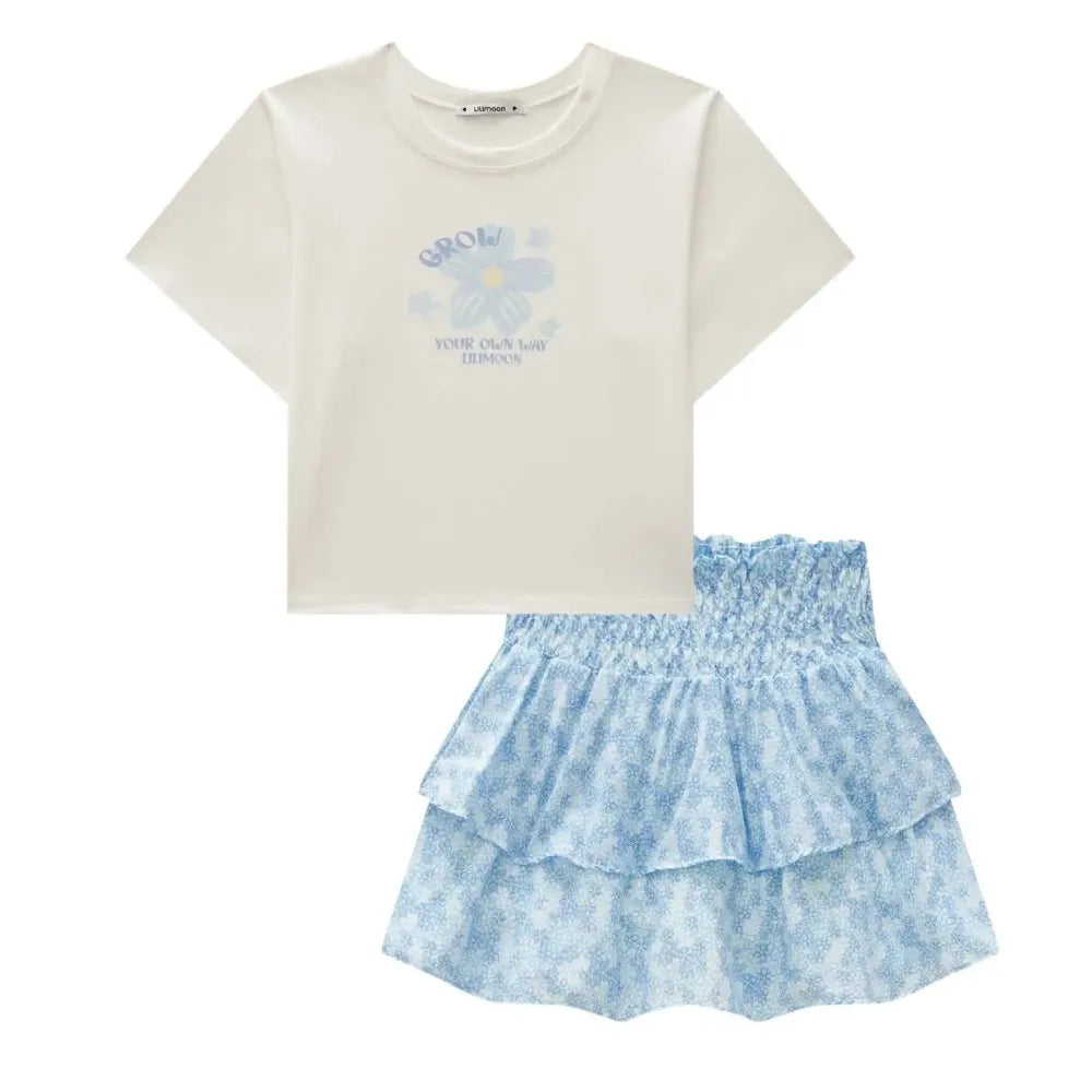 Grow your Own Way Skirt Set w/integrated short