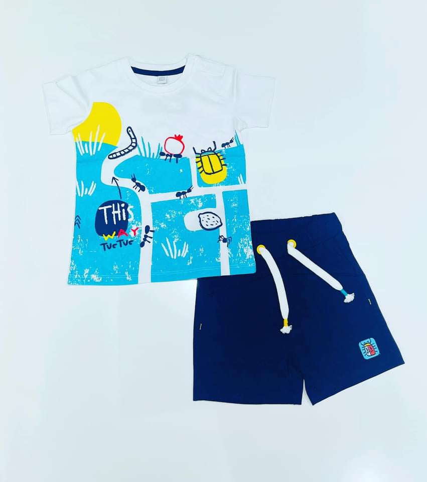 Tiny Critters Shorts Set