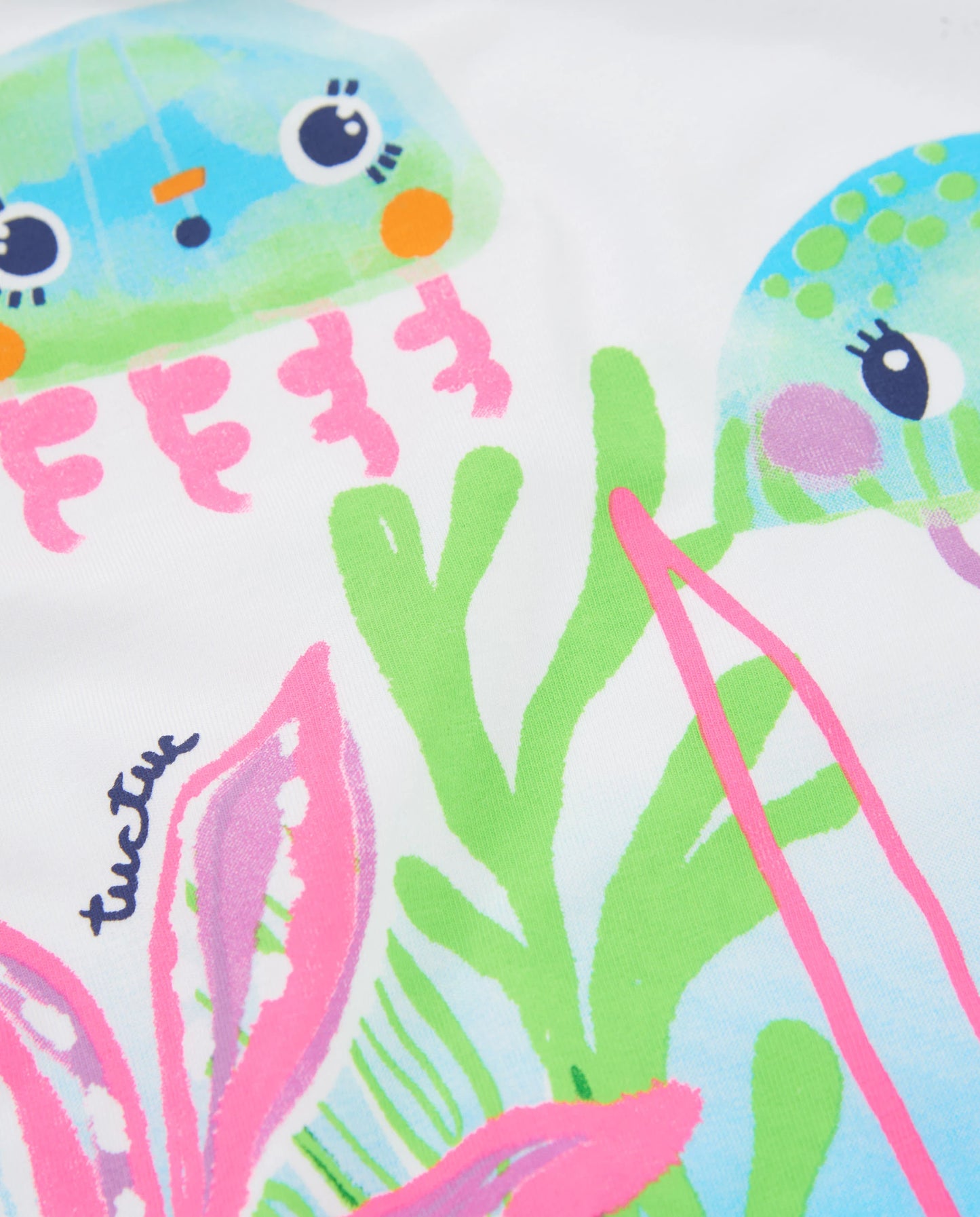 Blanco Jellyfish Dress