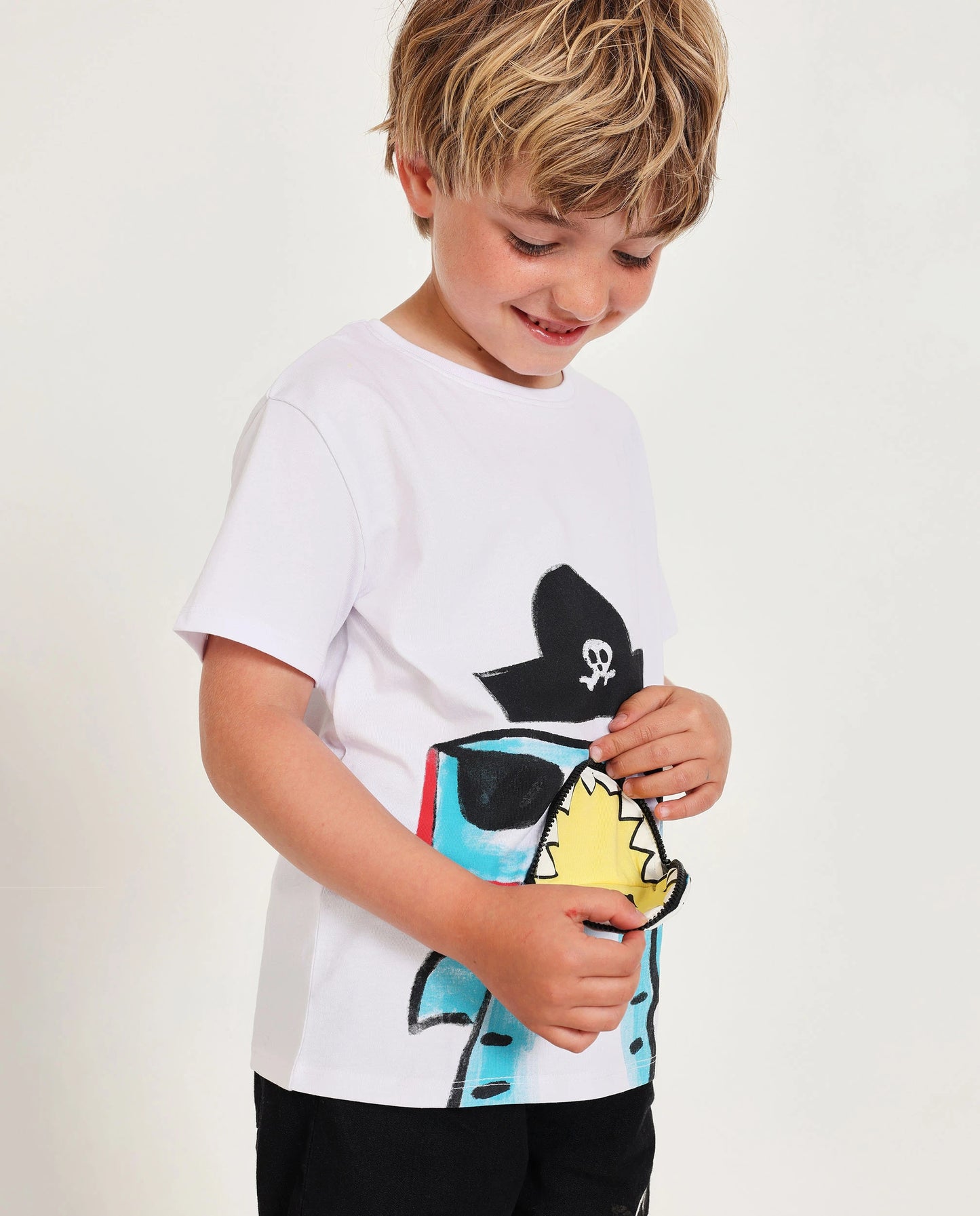Punk Pirates Shark Shorts Set