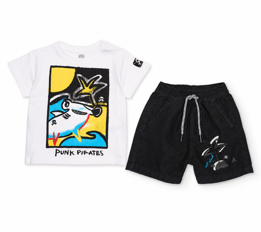 Punk Pirates Shorts Set