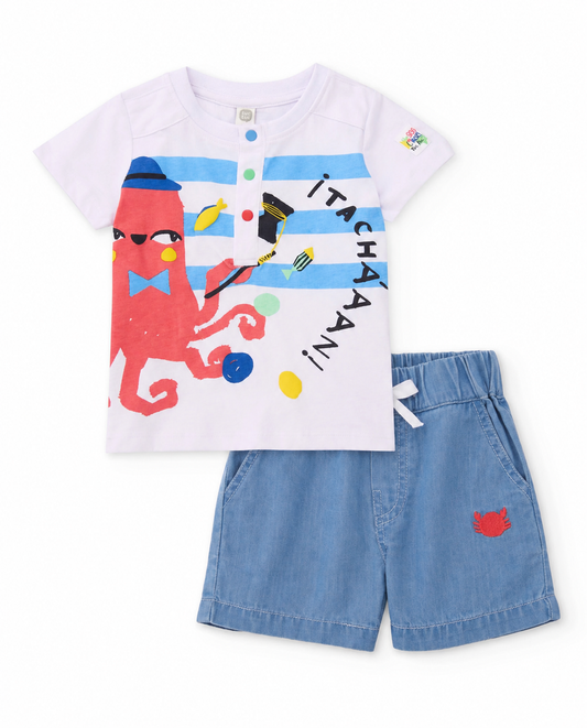 The Sea Circus Boy Shorts Set