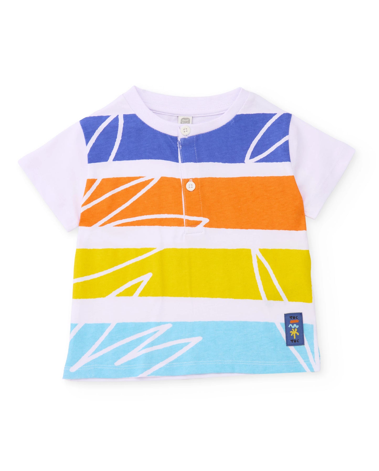 Retro Rainbow Shorts Set