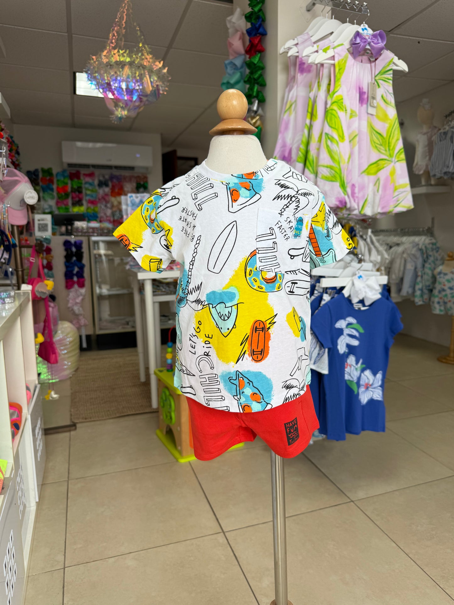 First Have Fun Shorts Set