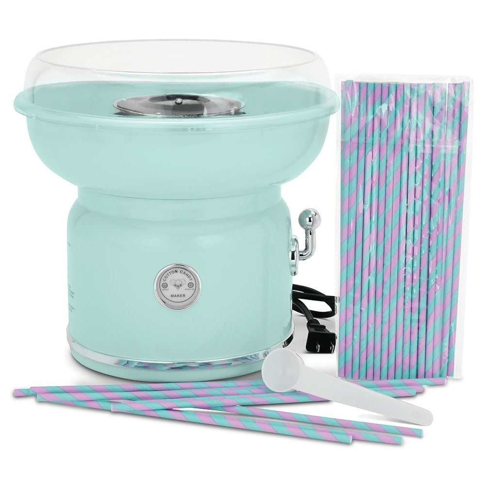 Cotton Candy Maker with 50 Printed Straws