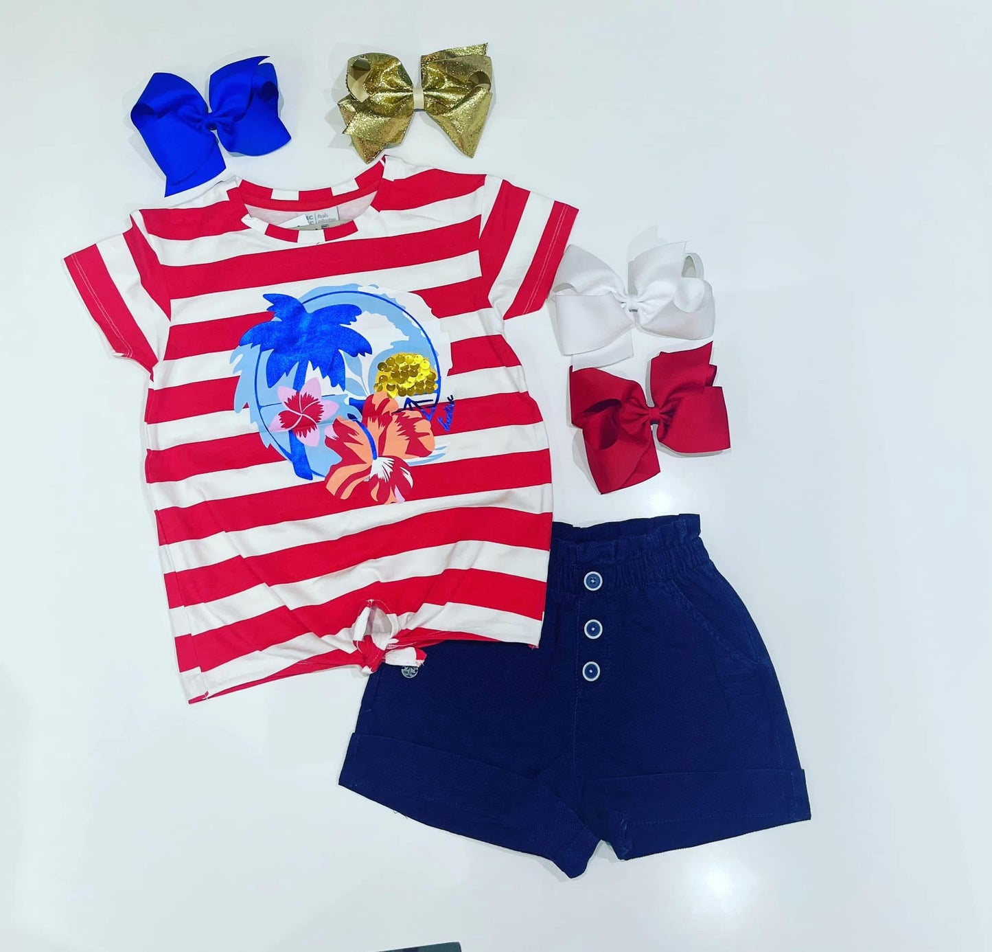 Hello Playa Shorts Set